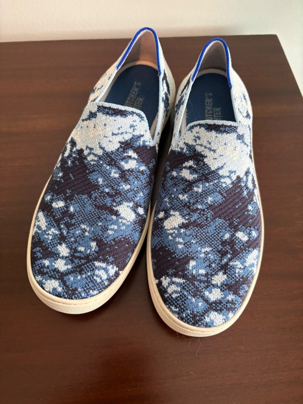 Rothy's The Butcher's Daughter Indigo Shibori Sneakers Women's 10